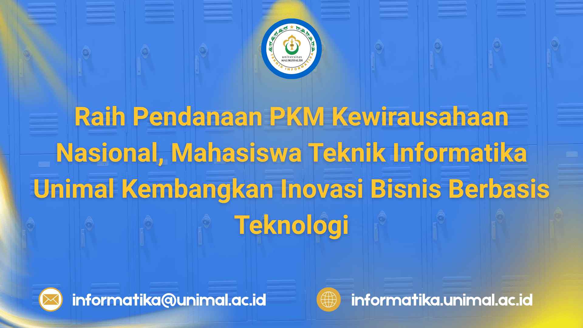 Raih Pendanaan PKM Kewirausahaan Nasional, Mahasiswa Teknik Informatika Unimal Kembangkan Inovasi Bisnis Berbasis Teknologi