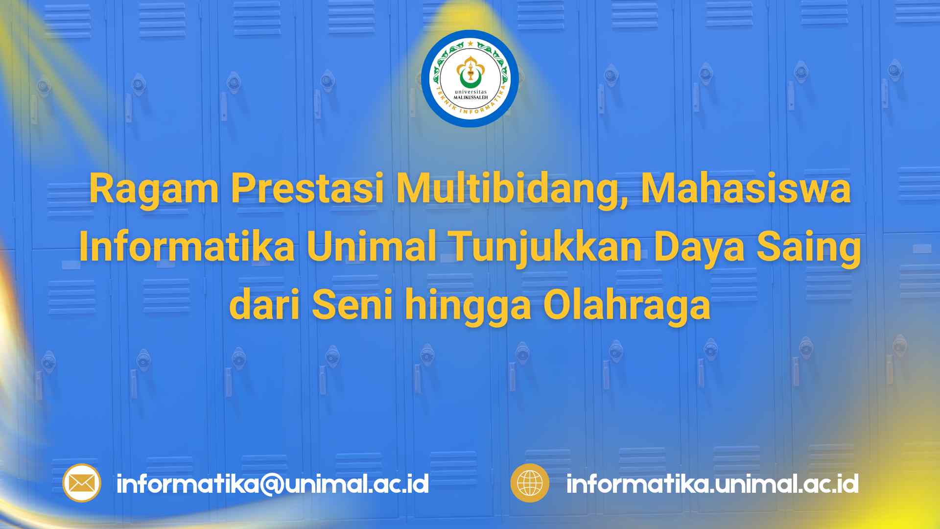 Ragam Prestasi Multibidang, Mahasiswa Informatika Unimal Tunjukkan Daya Saing dari Seni hingga Olahraga