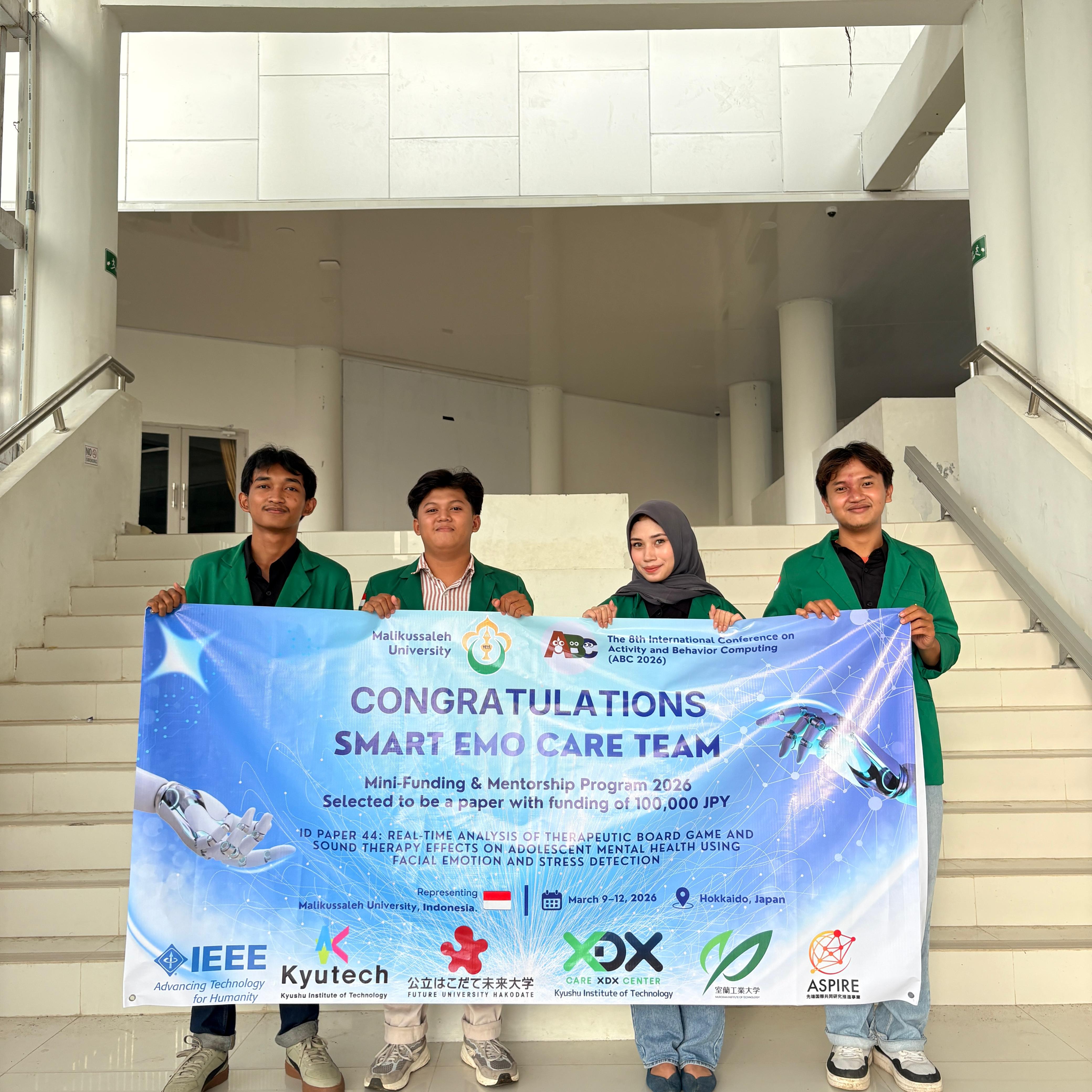 Tim Smart Emo Care Teknik Informatika Unimal Raih Pendanaan Riset Internasional ABC 2026 Jepang