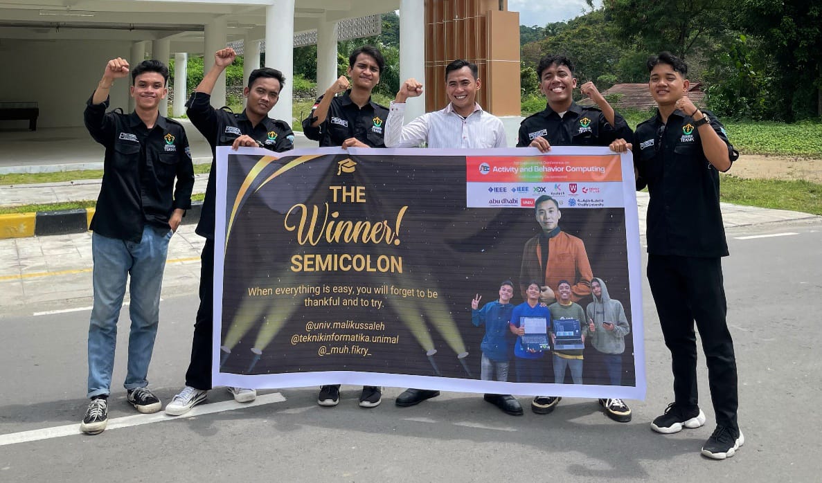 Mahasiswa Informatika Unimal Raih Juara pada Kompetisi IT Internasional di Abu Dhabi