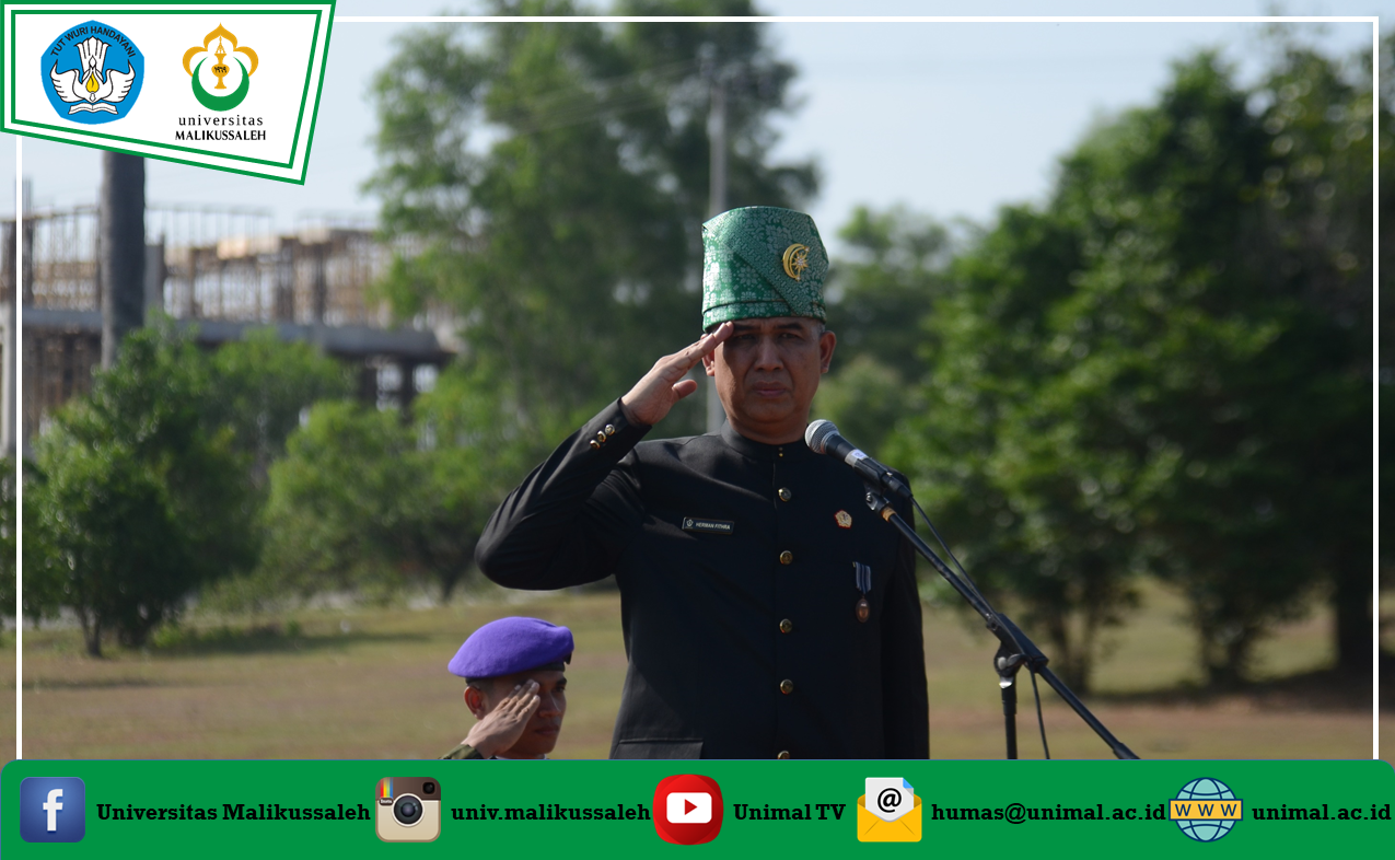 Rektor Unimal Canangkan Gerakan Gotong Royong di Seluruh Unit Kerja pada Hardiknas 2023