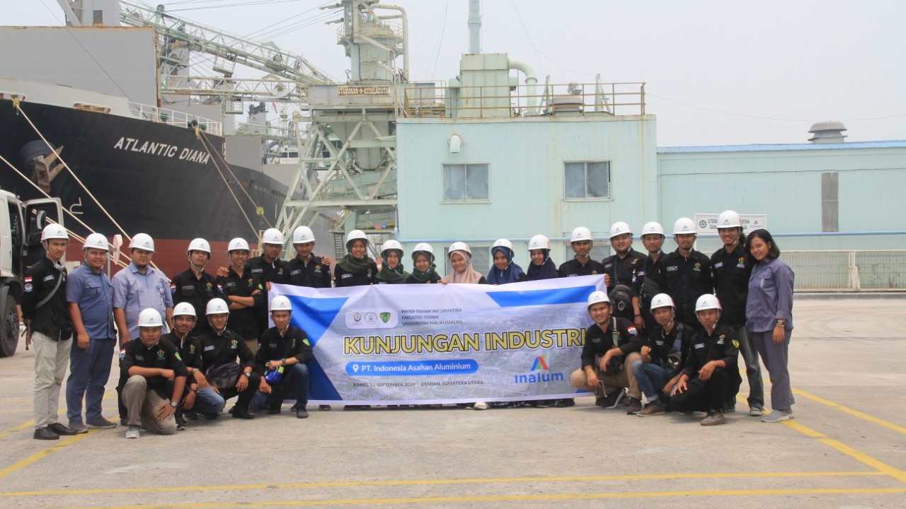 Kunjungan Industri ; Teknik Informatika Unimal Datangi PT Inalum