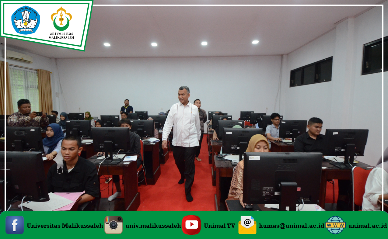 Rektor Universitas Malikussaleh Tinjau Pelaksanaan UTBK-SNBT di Tiga Kampus